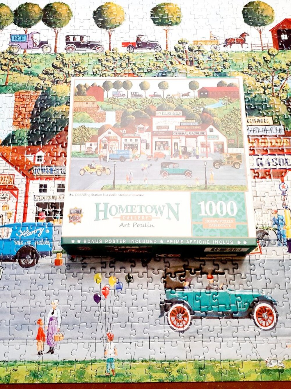 Master Pieces Jigsaw Puzzle The Old Filling Station 1000 Pieces Complete